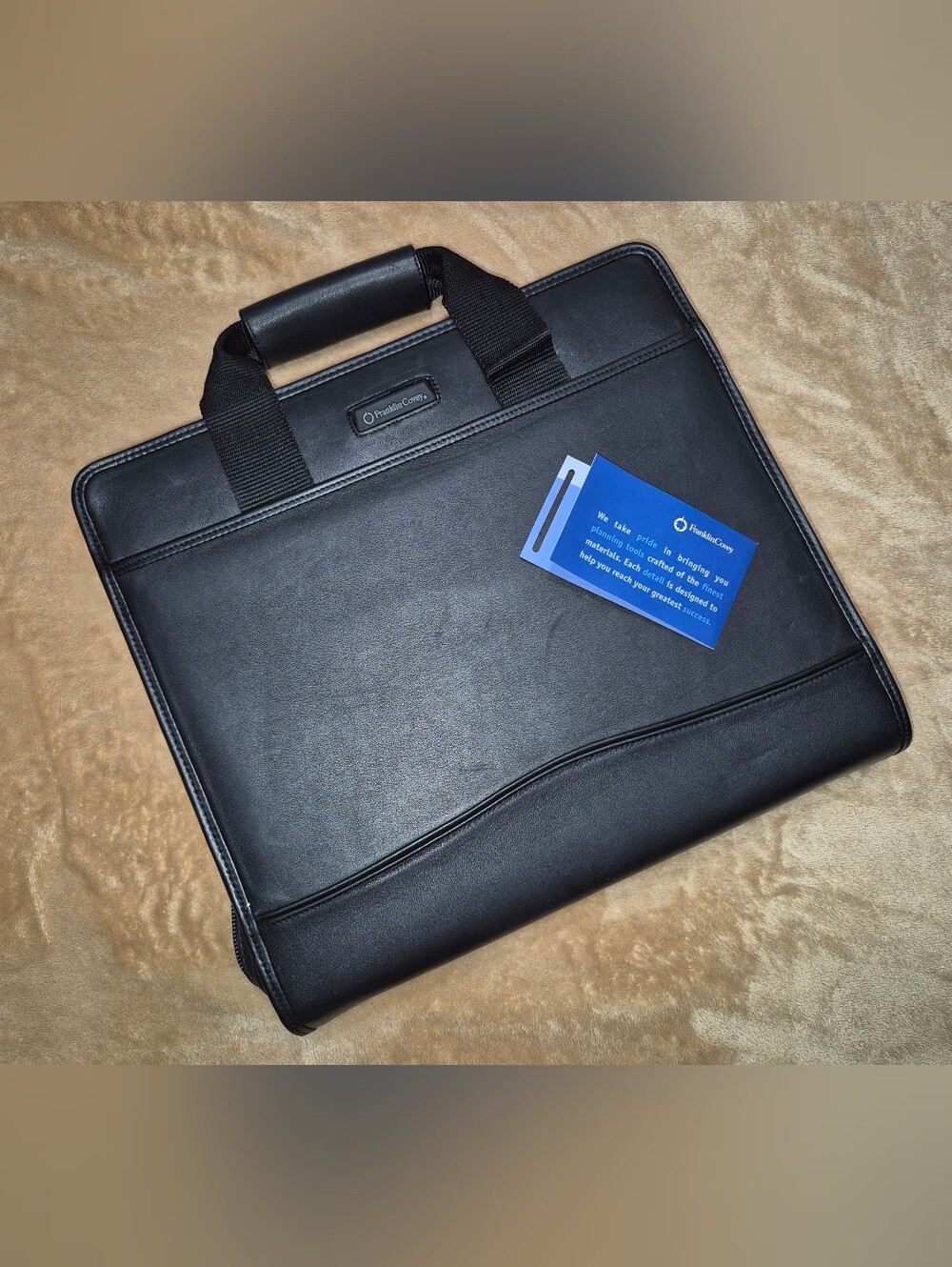 🔥New! Franklin Covey Premium Full-Grain Nappa Leather Universal PC Tablet Case